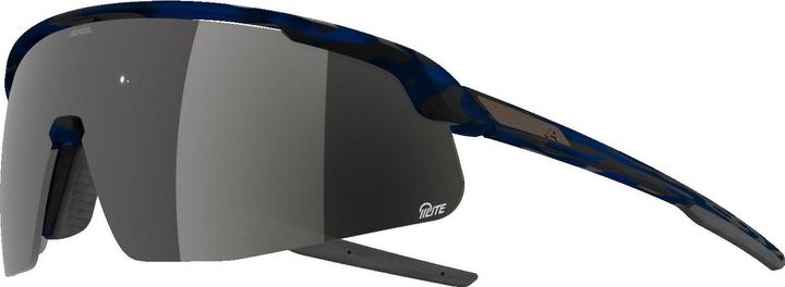 Actual product image Alpina Turbo Pro Q-Lite (havana black blue matt, Mirror Silver)