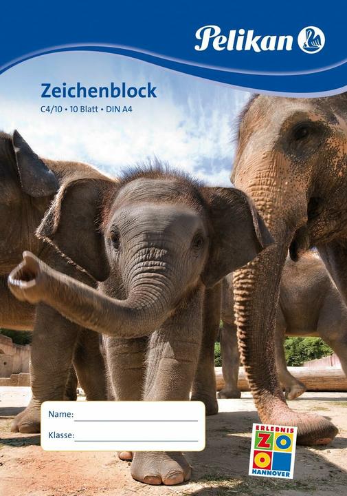 Produktbild Pelikan Zeichenblock (A4, Blanko, Weicher Einband)