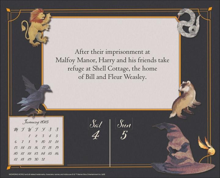 Heye Harry Potter daily tear off calendar 2025 buy at Digitec