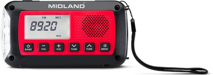Albrecht Midland ER100 Notfallradio mit 2600mAh Akku (AM, FM)