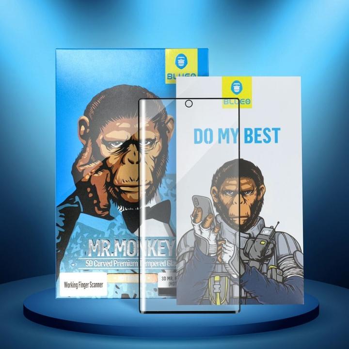 Image du produit BlueO Other 5D Mr. Monkey Glass - for Samsung Galaxy S22 black (Strong Lite) (Samsung Galaxy S22)