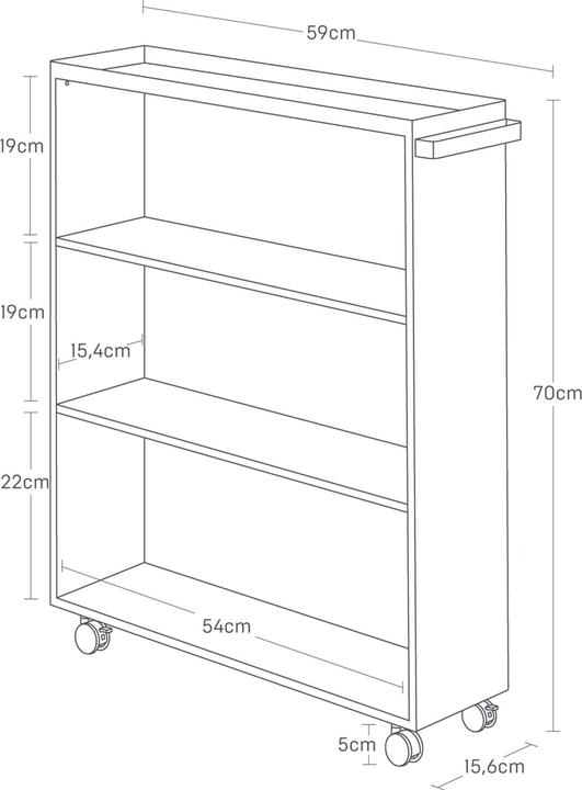 Produktbild Yamazaki Tower (59 x 16 x 70 cm)