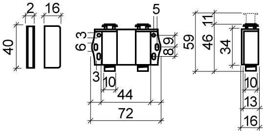 Produktbild OK-Line Druck-Magnetschnäpper