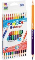 Produktbild Carioca Farbstift Bi Color E-12 (Mehrfarbig, 12 x)