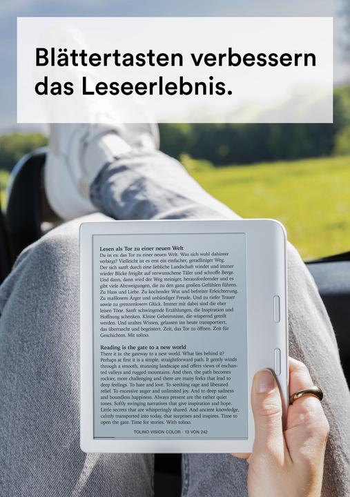 Productafbeelding tolino Vision Color (7", 32 GB, Wit)