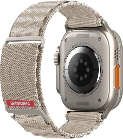 Produktbild Skinarma Band Kobu Apple Watch Ultra 49/45/44mm ivory (Plastic, Titanium)