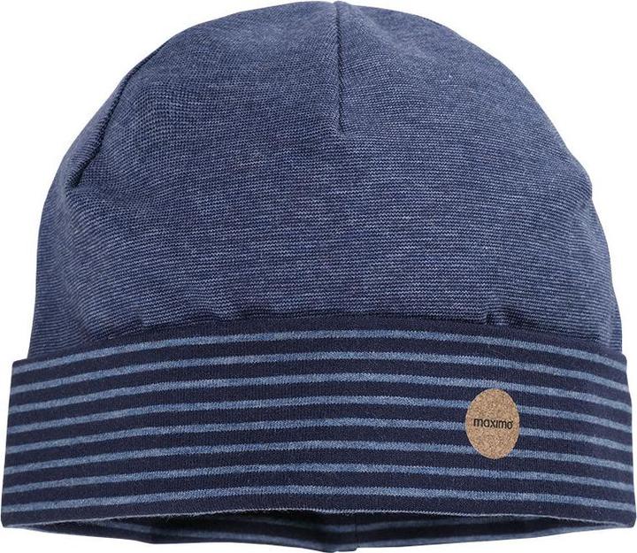 Immagine prodotto Maximo Berretto da bambino in jersey con tesa risvoltabile - dark navy