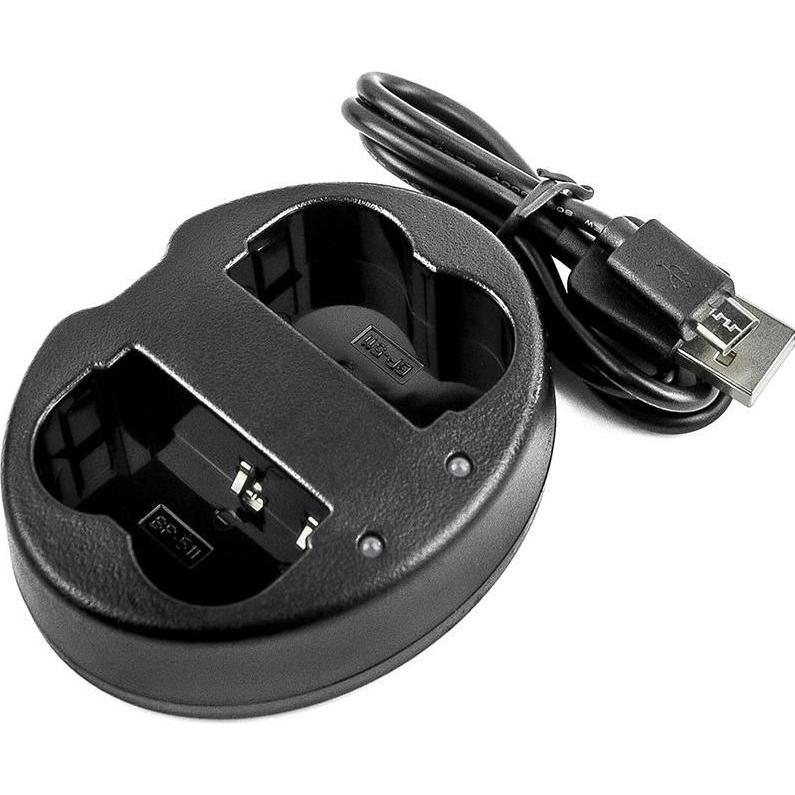 CoreParts Charger for Canon Camera (Akku), Kamera Stromversorgung, Schwarz