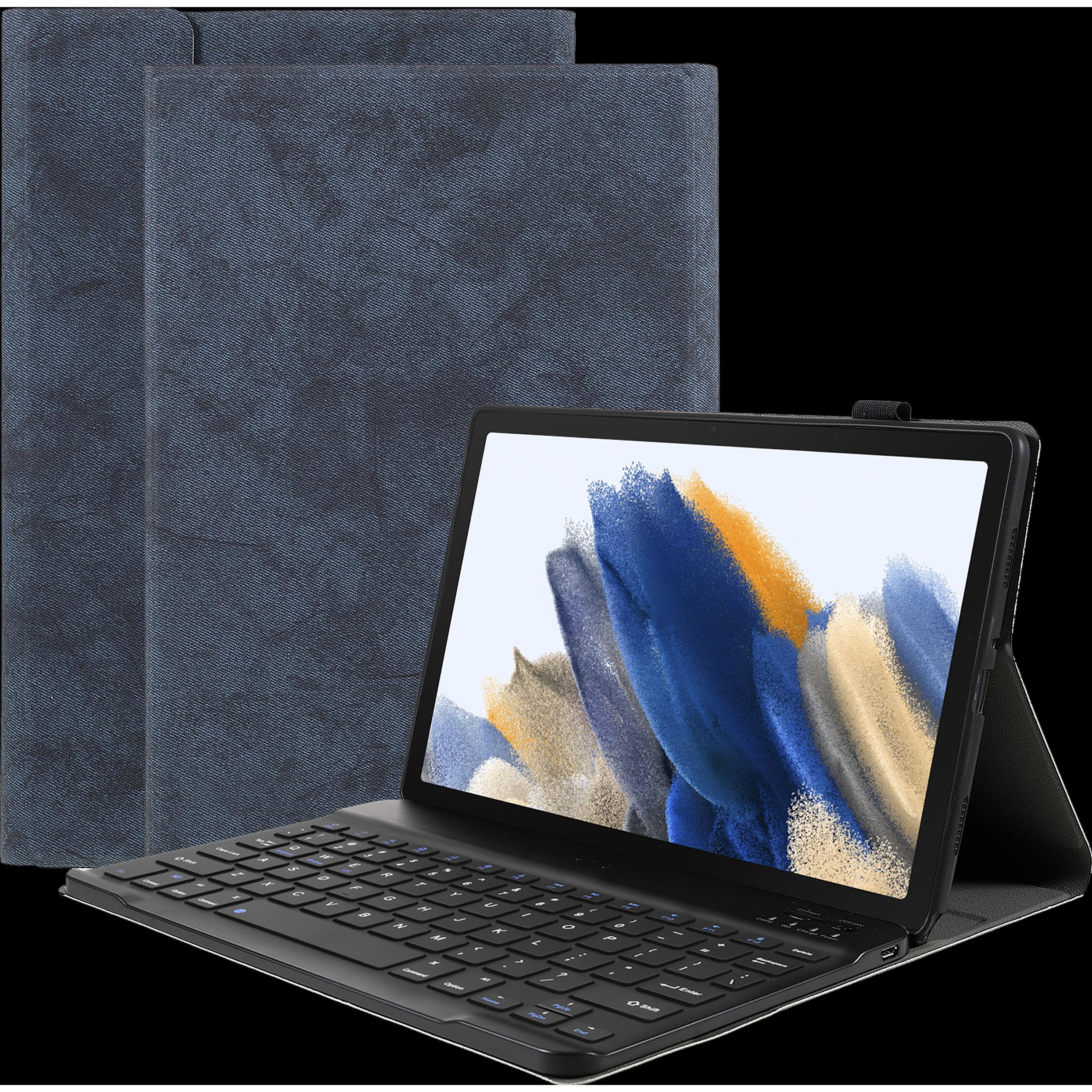 Thumbnail - Cazy Tastatur Hülle Kompatibel mit Samsung Galaxy Tab A8 - Schutz Etui mit magnetisch Abnehmbarer (Eng. Int., Galaxy Tab...