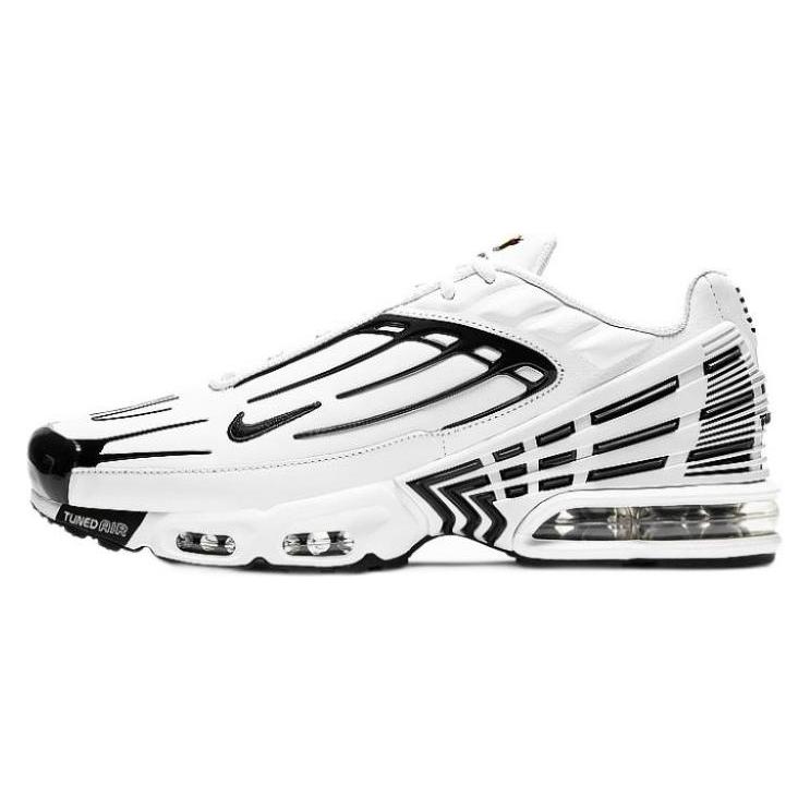 Nike, Mannen, Sneakers, Air Max Plus 3 Men's Sneakers White/Black - CK6716-100, Wit, Zwart, (38)