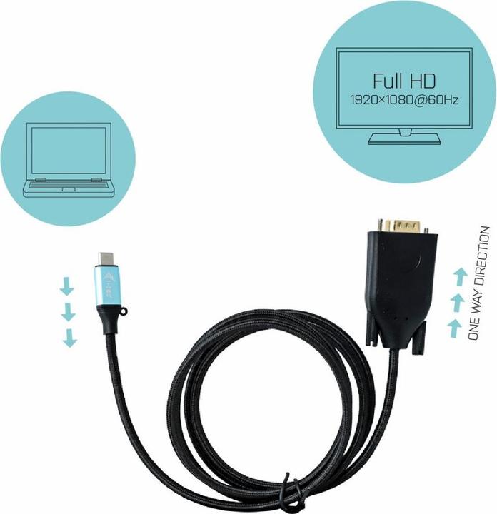 Produktbild i-tec USB Typ C — VGA (USB-C)
