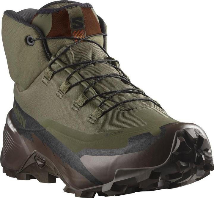 Produktbild Salomon CROSS HIKE TRACKER GTX - Green / Earth Brown - Green / Earth Brown - UK 10.5 (EU 45 1/3) (45 1/3)