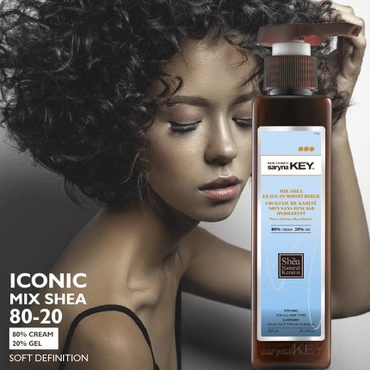 Actual product image Saryna Key Pure African Mixed Shea 80% / 20% 300Ml / 10.14 Fl.Oz * (300 ml)