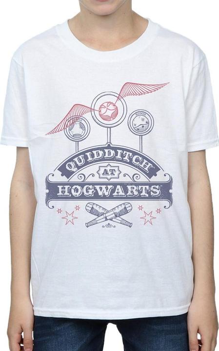 Produktbild Boys Quidditch At Hogwarts Cotton T-Shirt (140, 146)