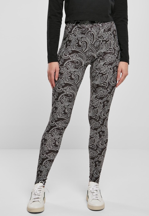 Actual product image Urban Classics Ladies Soft AOP Leggings - 16531 (XS)