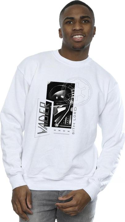 Actual product image Star Wars Mens Obi-Wan Kenobi Sith SciFi Collage Cotton Sweatshirt (L)