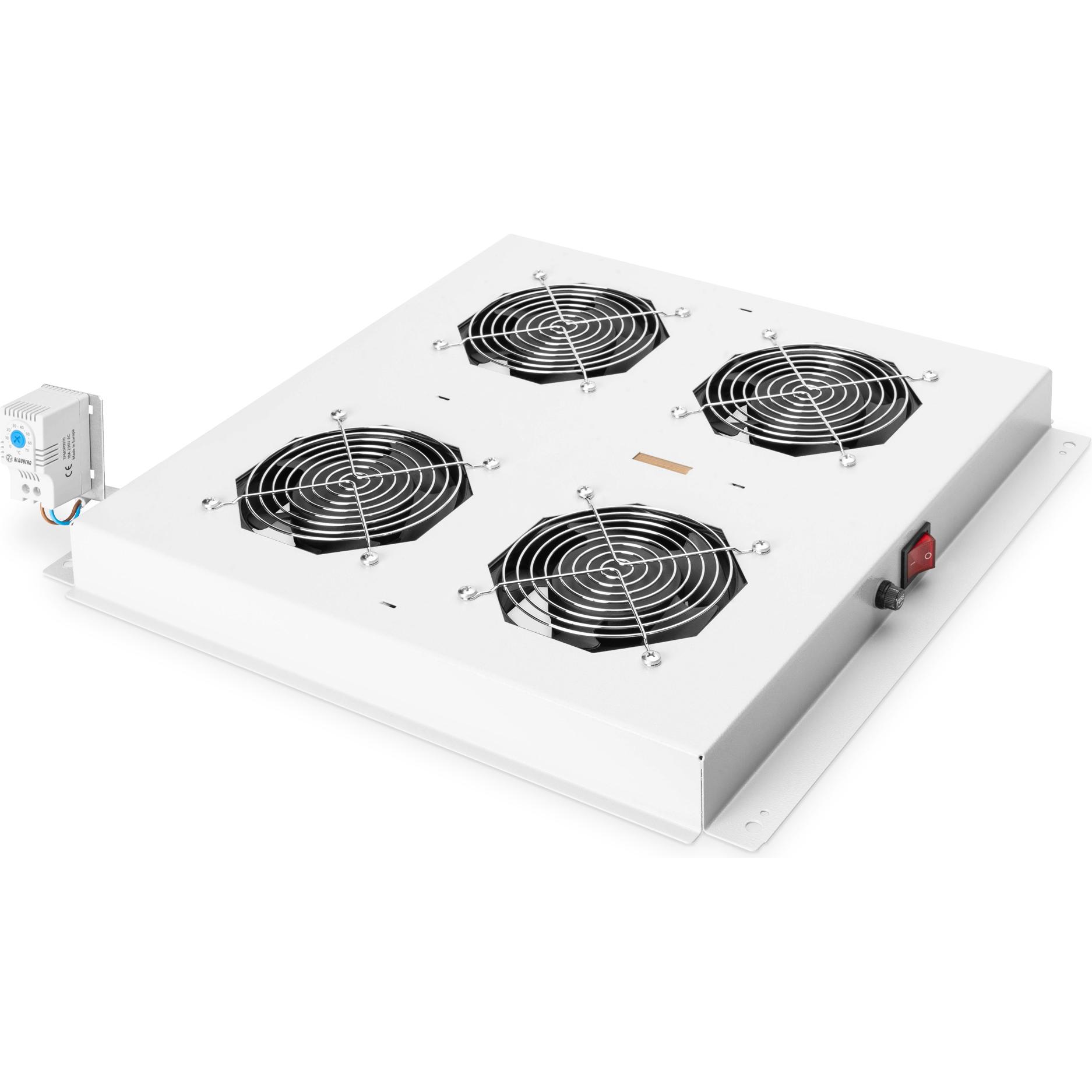 Digitus Roof Cooling Unit for Industrial Free Standing Cabinets, Accessori per armadio rack, Grigio