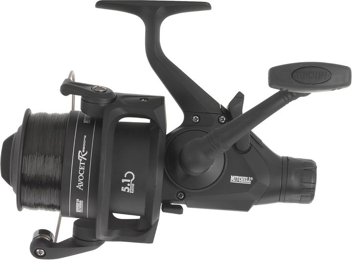 Actual product image Mitchell Avocet Black Edition Angelrolle mit One-Touch-Klappgriff (5500)