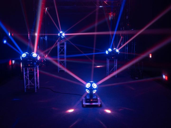Actual product image Eurolite LED B-200 Hypno Double Ball beam effect