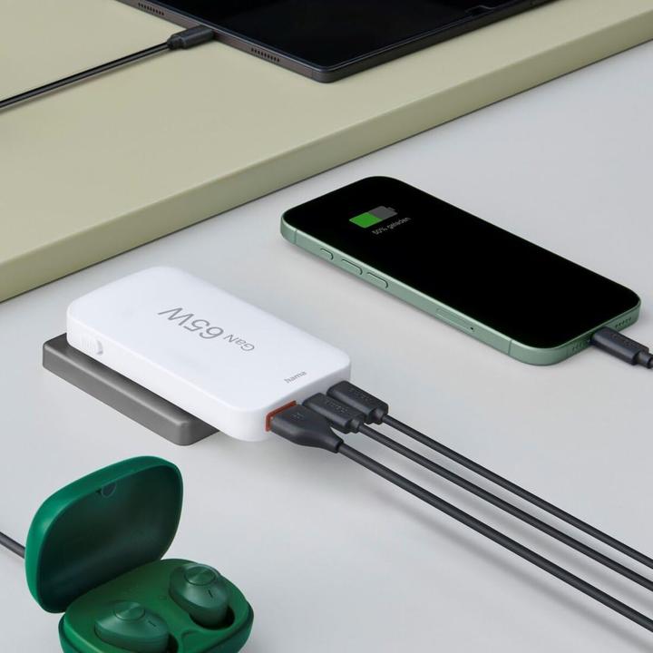 Immagine prodotto Hama Schnellladegerät (65 W, 3 porte)