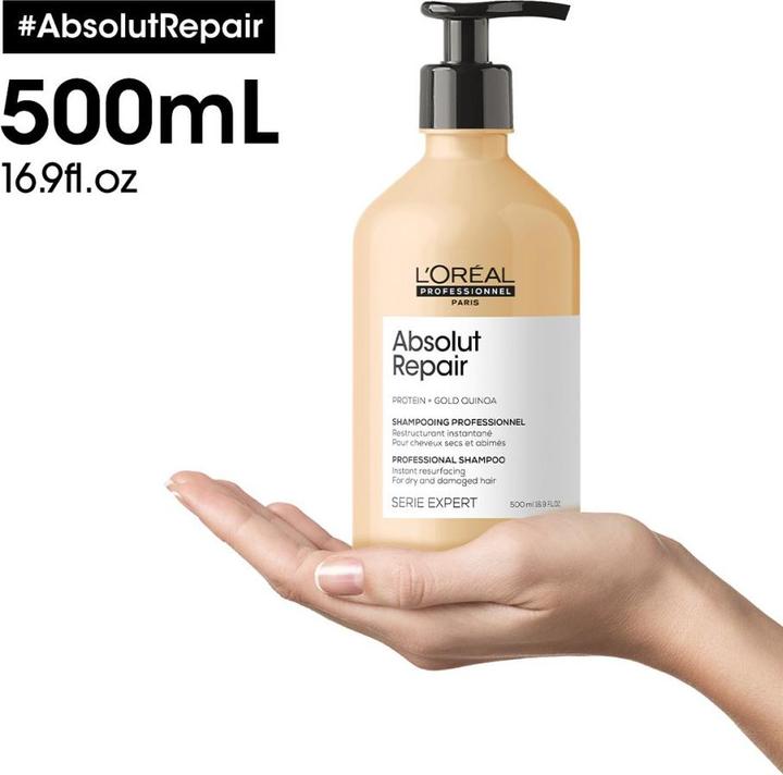 Immagine prodotto L'Oréal Professionnel Shampoo riparatore assoluto (500 ml, Shampoo liquido)