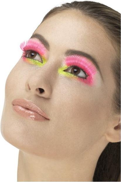 Produktbild Smiffys 80er Jahre - Neon Party (Künstliche Wimpern)