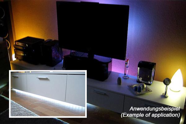 Produktbild Phobya LED-Flexlight HighDensity 120cm white (144x SMD LED's) (Weiss)