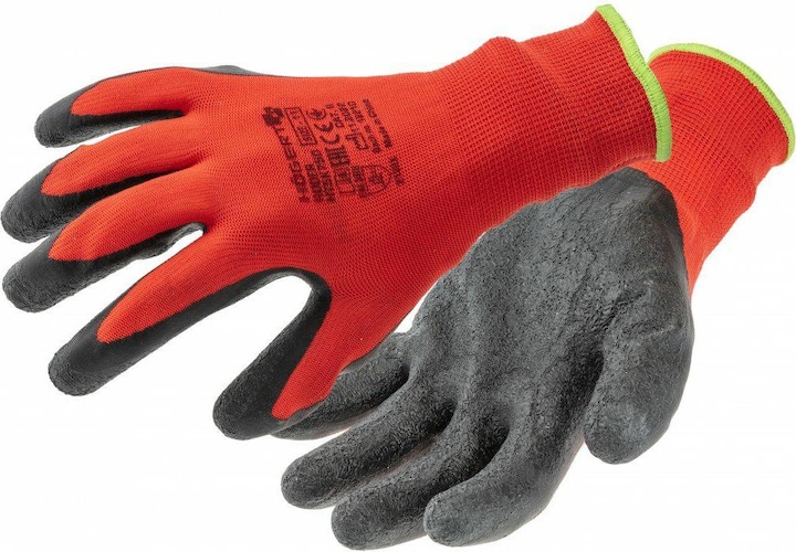 Produktbild MGA Hogert Schutzhandschuhe Latex Roder Red-Schwarz-Grösse 9 (9)