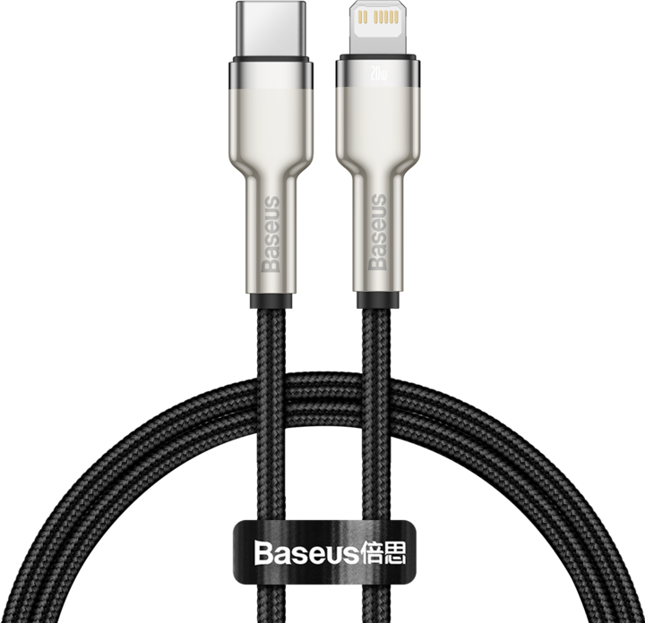 Actual product image Baseus USB C – Lightning (0.25 m, USB 3.0)