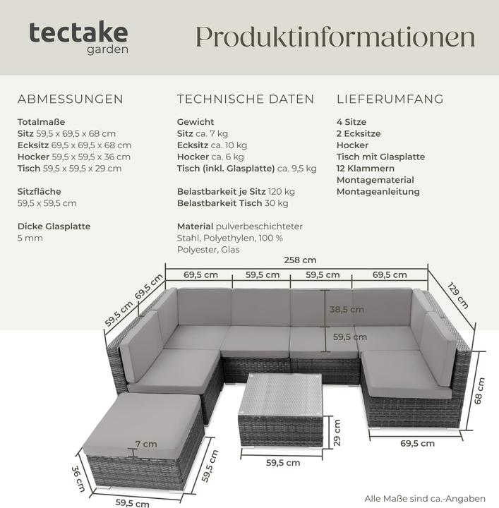 Produktbild tectake Venedig