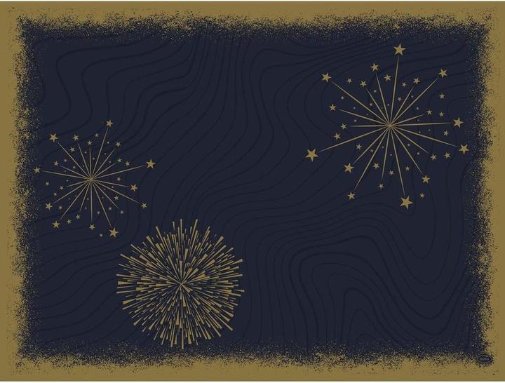 Image du produit Duni Tischset Bio Dunicel Sparkly Black (40 x 30 cm)