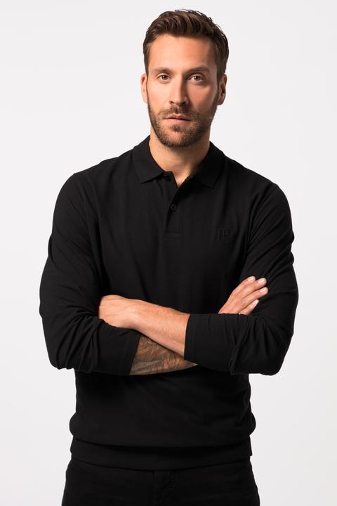 Produktbild JP1880 Poloshirt, Bauchfit, Basic, Langarm, Piqué, XXL bis 8 XL (7XL)