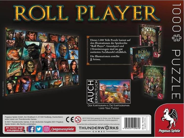 Produktbild Pegasus 76010G - Puzzle Motiv Roll Player, 1000 Teile Puzzle (DE-Ausgabe) (1000 Teile)