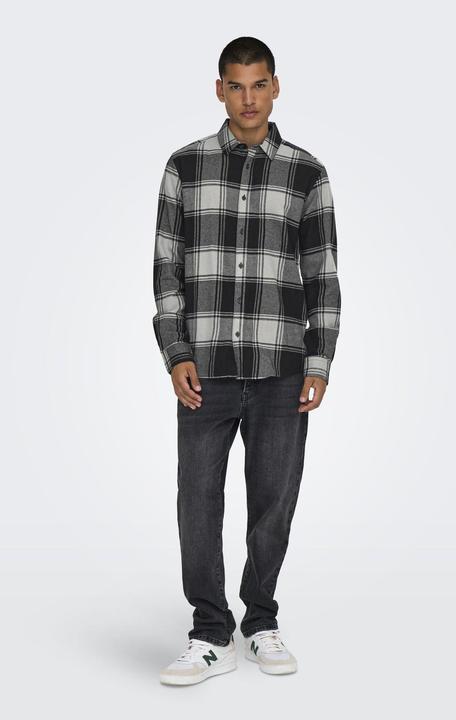 Produktbild Only & Sons Slim Fit Hemdkragen Hemd Hemd (L)