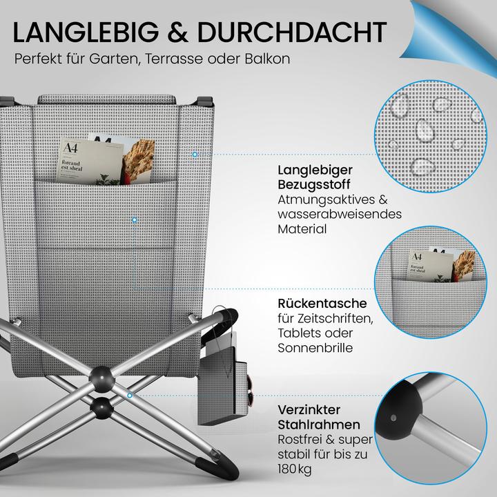 Produktbild Eloneo Relax-Schaukelliege (157 cm)