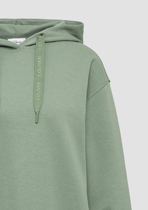 Produktbild S.Oliver Kleid Sweatkleid mit seitlichen Eingrifftaschen und Kapuze (34)