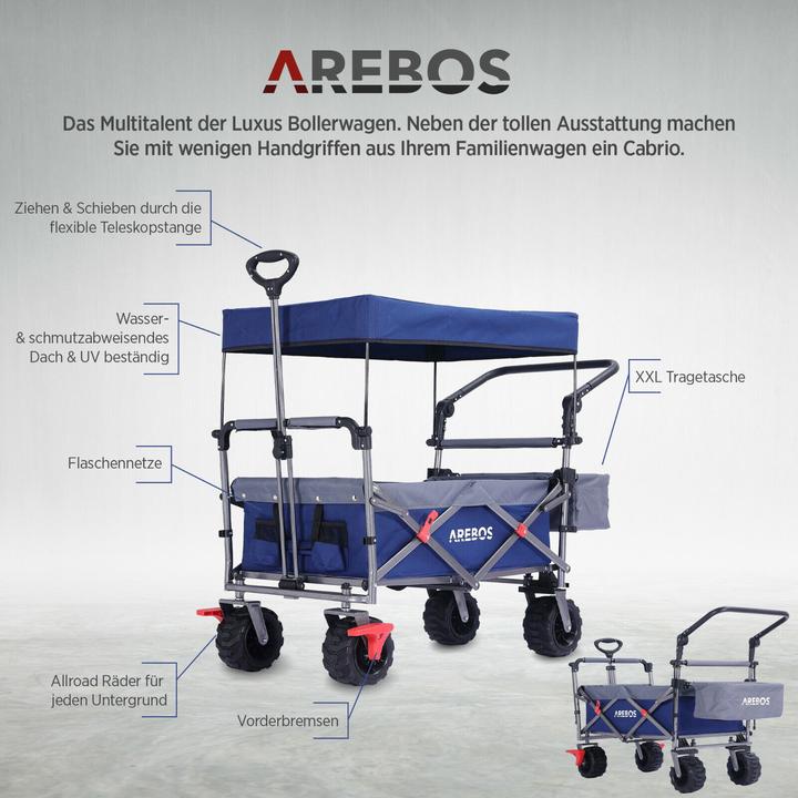 Produktbild Arebos Bollerwagen