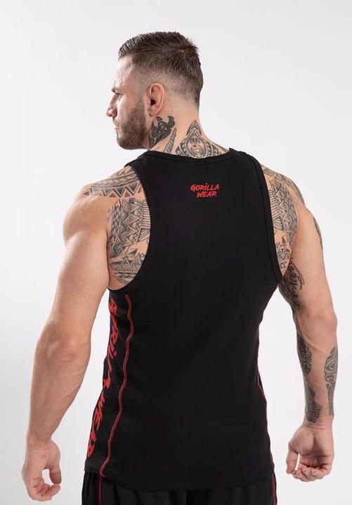 Produktbild Gorilla Wear Monterey Tank Top - Schwarz/Rot (L)