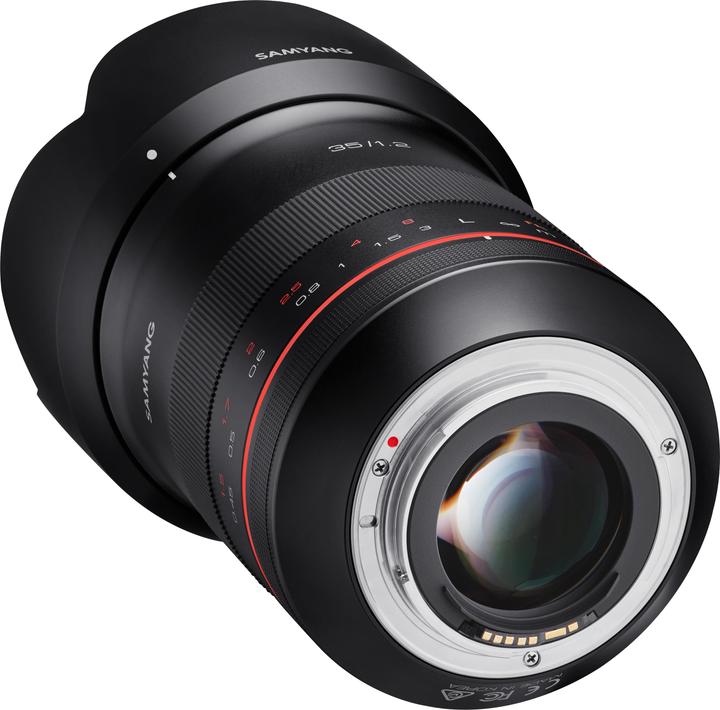 Actual product image Samyang XP 35mm F1.2 (Canon EF, APS-C / DX, full size)