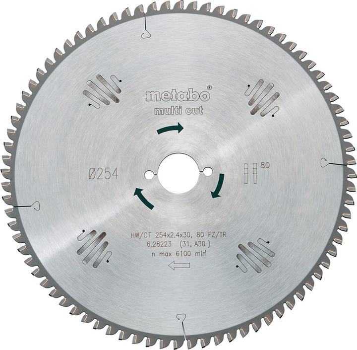 Actual product image Metabo Circular saw blade HW/CT