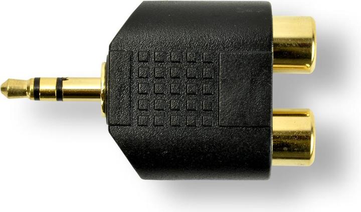 Produktbild MCL Adaptateur JACK 3.5 mâle / 2 x RCA f (Klinkenadapter)