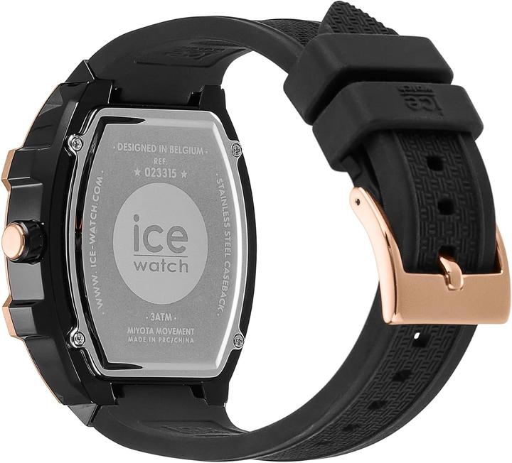 Produktbild ICE Watch Ice Boliday Schwarz Rose Gold Plastic (Analoguhr, Chronograph, 40 mm)
