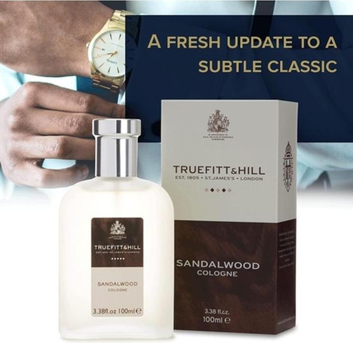 Image du produit Truefitt & Hill Bois de santal (Eau de Cologne, 100 ml)