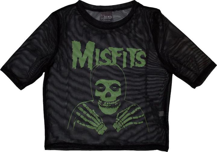 Produktbild Misfits Green Hands Netzgewebe Crop Top (Girlie) (XXS)