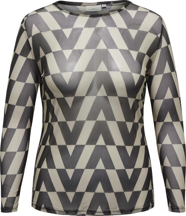 Actual product image Only Curvy mesh top with long sleeves (M)