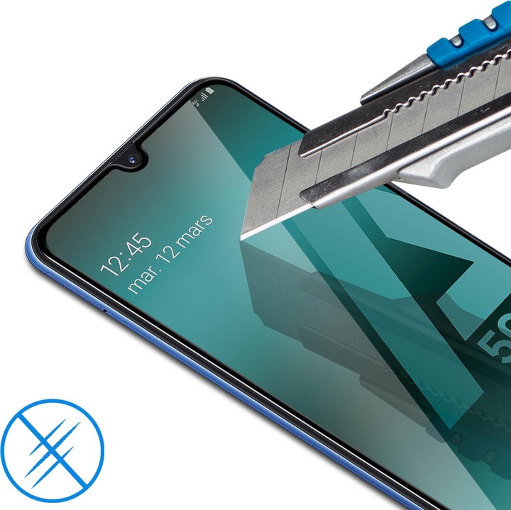 Actual product image Avizar Edge to Edge screen protector, display foil (1 Piece, Samsung Galaxy A30s)