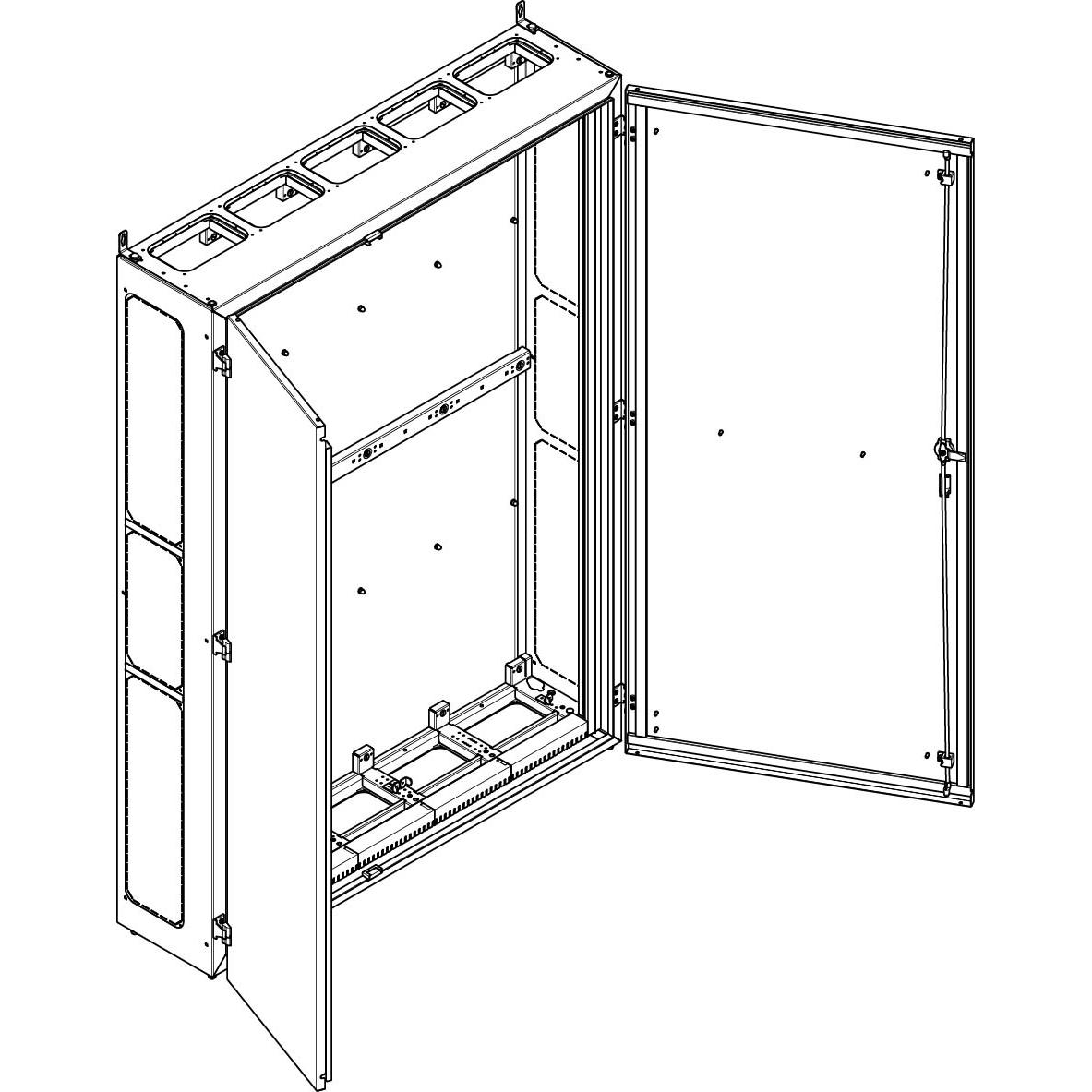 ABN NT512PB, Serverschrank Zubehör, Weiss