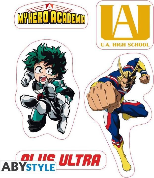 Image du produit ABYstyle MY HERO ACADEMIA - Autocollants - 16x11cm 2 feuilles - UA High School X5