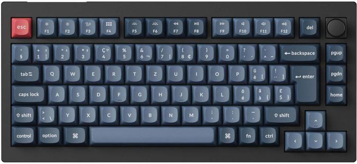 Actual product image Keychron Gaming-Tastatur V1 Max Black Red Switch (CH, Cable, Wireless)