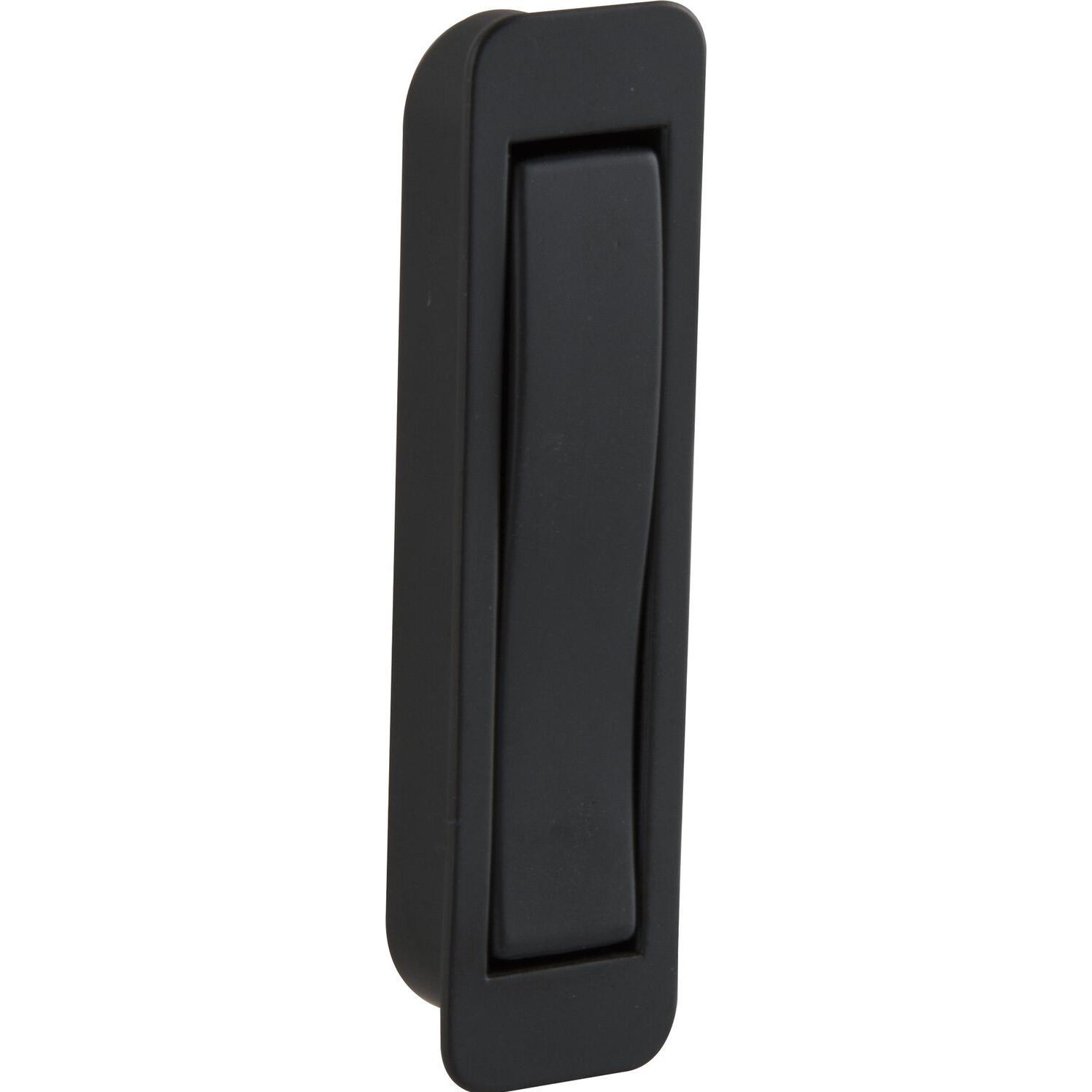 Grimme, Garderobe + Kleiderhaken, Klapphaken Pepea zum Einlassen - 1 Haken, Höhe 80 mm, ZN schwarz lackiert